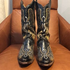 Corral vintage western cowboy boots size 6 M
